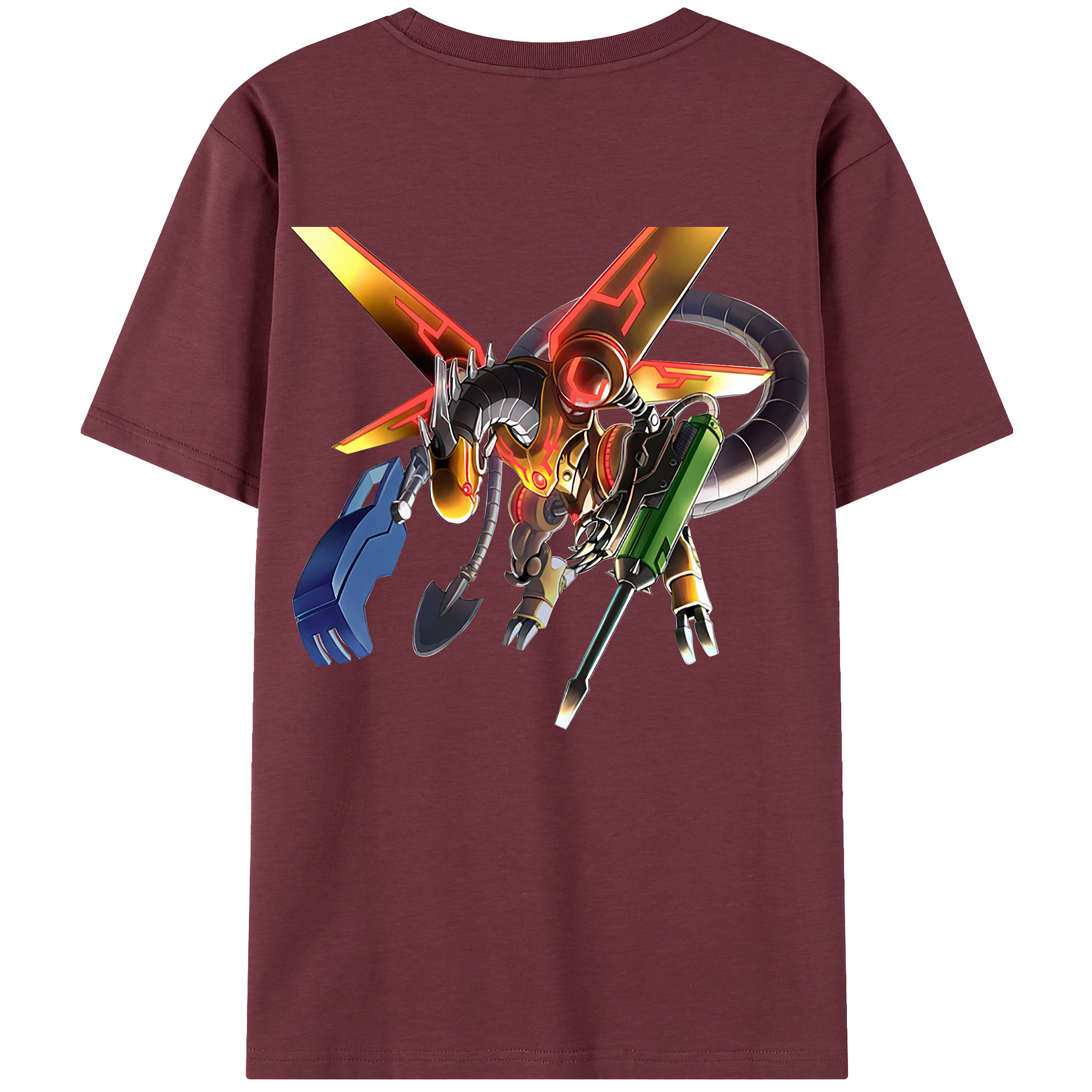 （画像用） 遊☆戯☆王 Yu-Gi-Oh! 綿100％半袖Tシャツ（背面プリント）